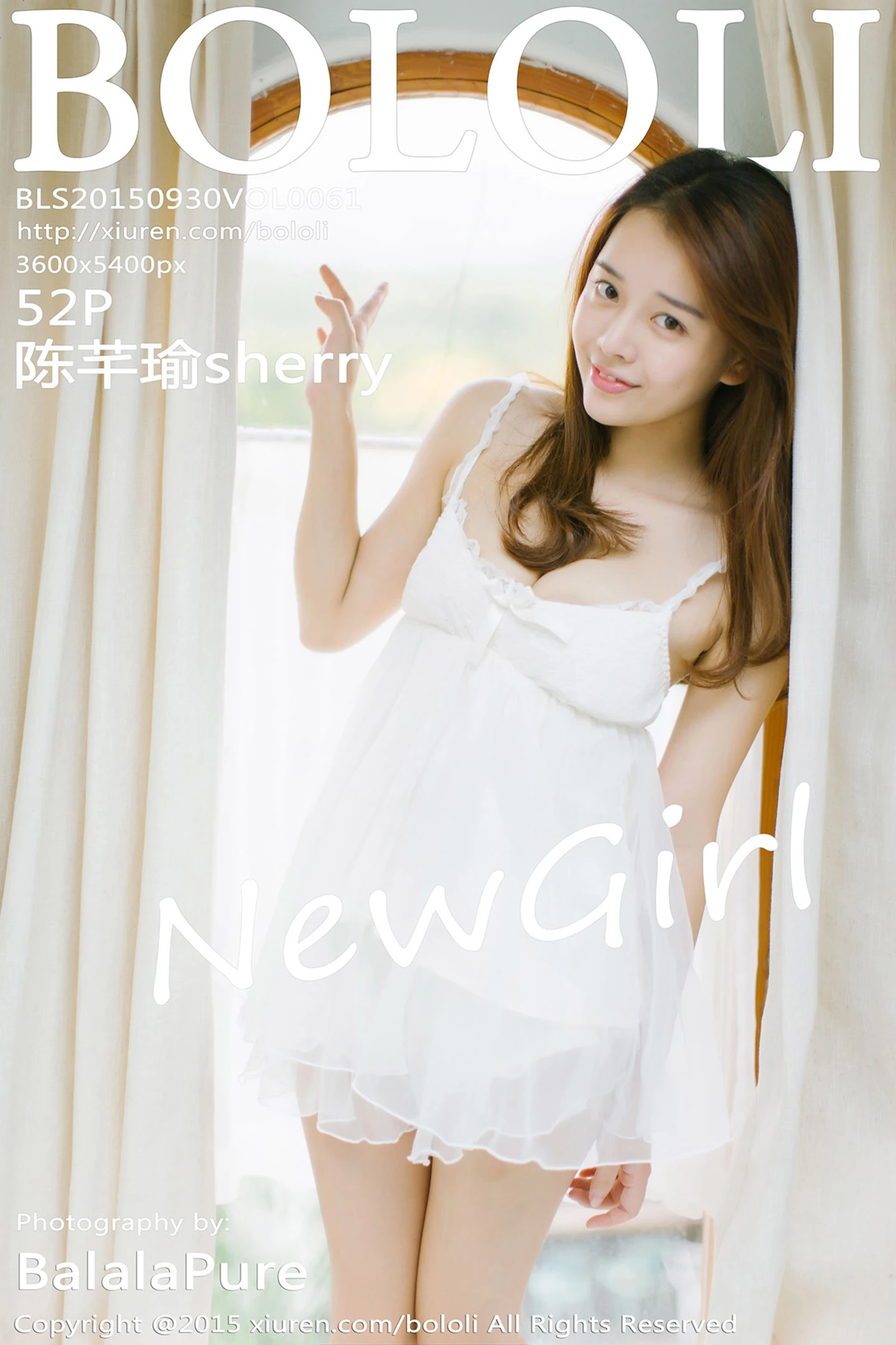 [BoLoli波萝社]Vol.061_嫩模陈芊瑜_sherry白色蕾丝内衣秀美胸妩媚诱惑写真52P-秀人网 - XiuRen.Pro